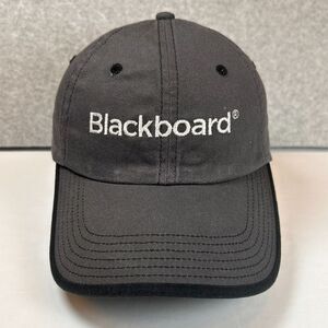 Blackboard Software Hat Cap Gray Strap Back Adjustable‎ Cotton